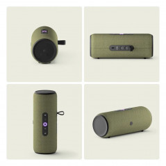 Умная портативная колонка Яндекс Станция Стрит с Алисой, зеленая, YNDX-00030GRN