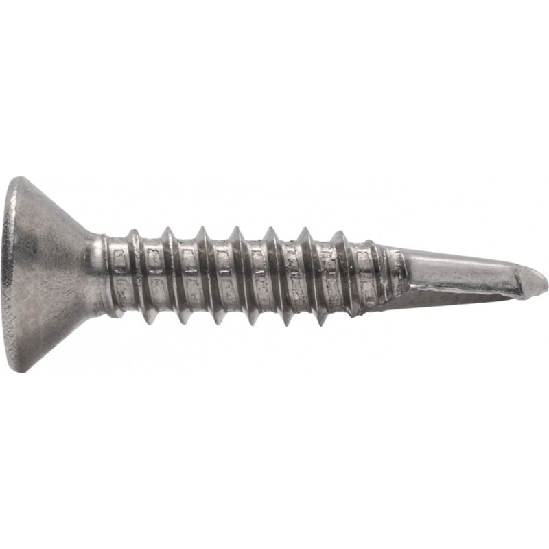 Саморез с потайной головкой с буром DIN 7504O 5,5x 38 A2