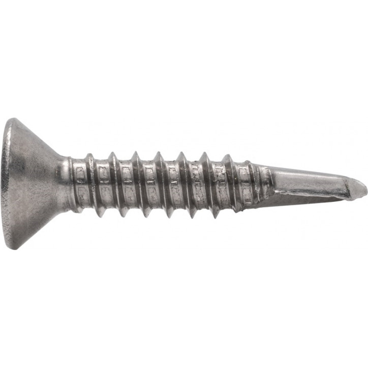 Саморез с потайной головкой с буром DIN 7504O 5,5x 38 A2