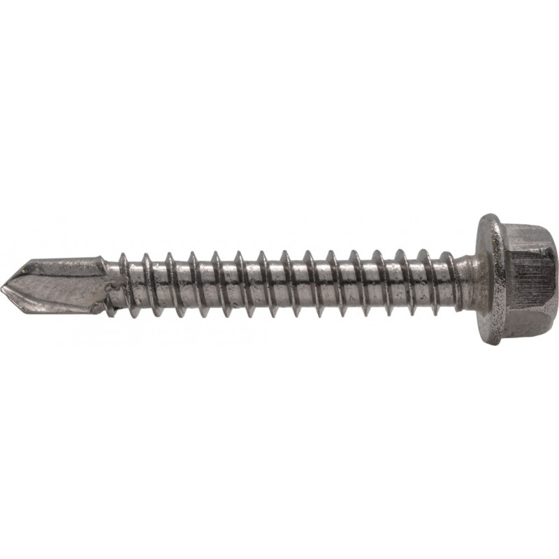 Саморез с шестигранной головкой с буром DIN 7504K 4,2x50 A2