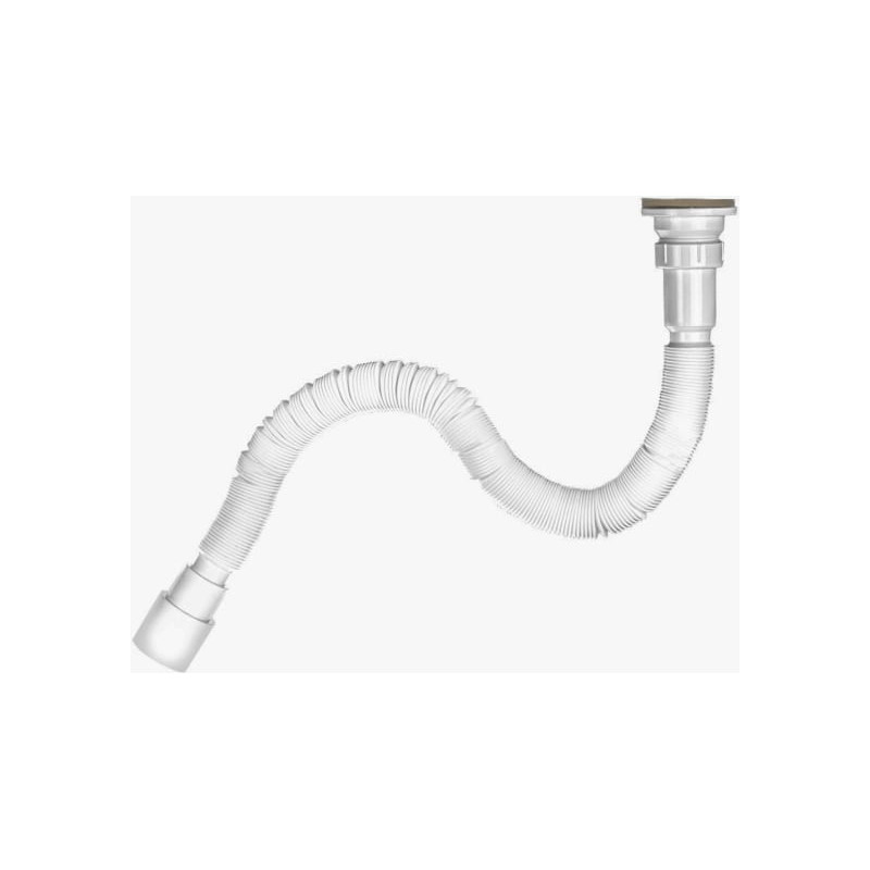 Гофросифон 1200 мм 1 1/2'x40/50 универсальный (выпуск с нержавеющей решеткой)