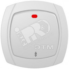 OVAL Выключатель проходной 3п СП 10А с индикатором белый