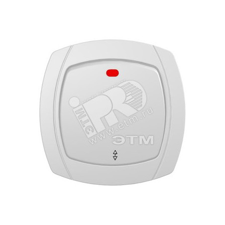 OVAL Выключатель проходной 3п СП 10А с индикатором белый