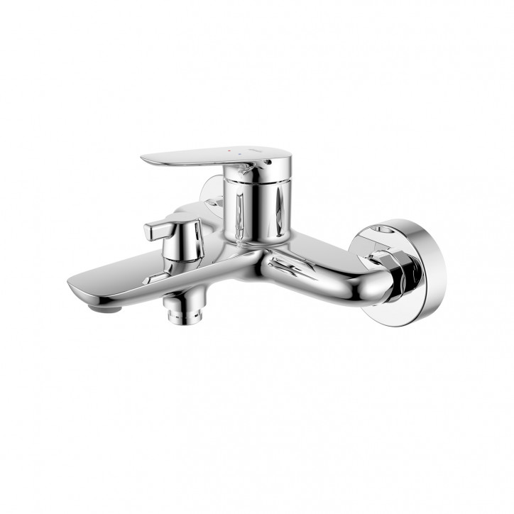 Смеситель для ванны без аксессуаров глянцевый хром Zodiac X