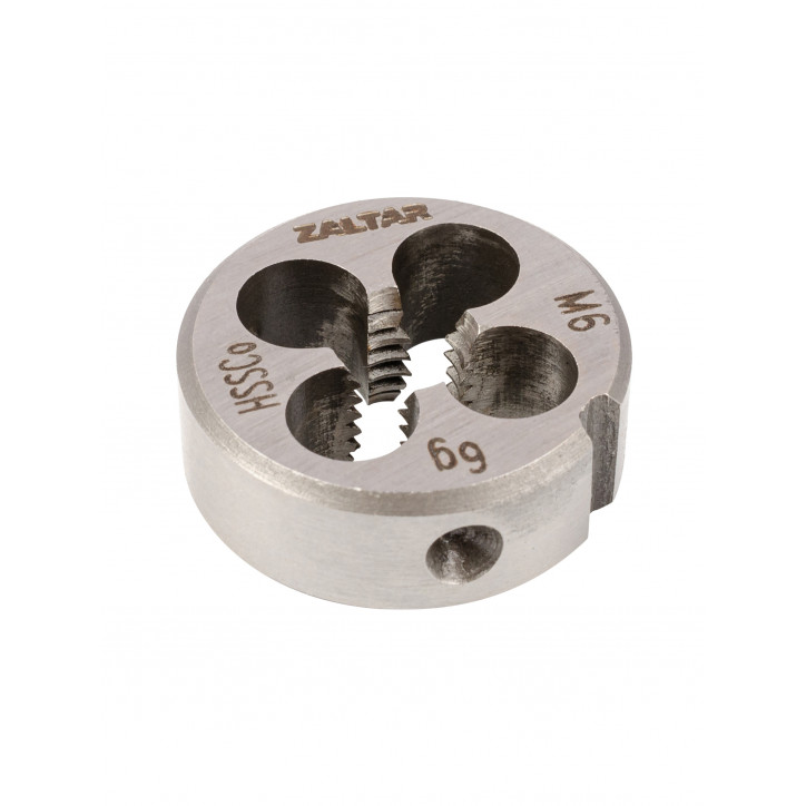 Плашка круглая резьбонарезная HSS-E, DIN 223 B (DIN EN 22568), M6x1.0, 20x7