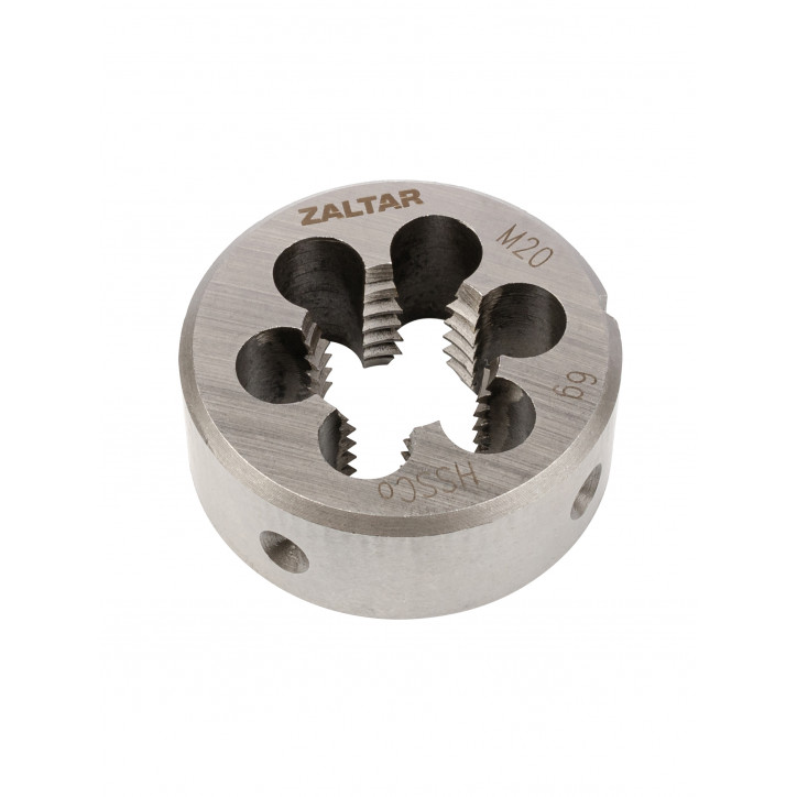 Плашка круглая резьбонарезная HSS-E, DIN 223 B (DIN EN 22568), M20x2.5, 45x18