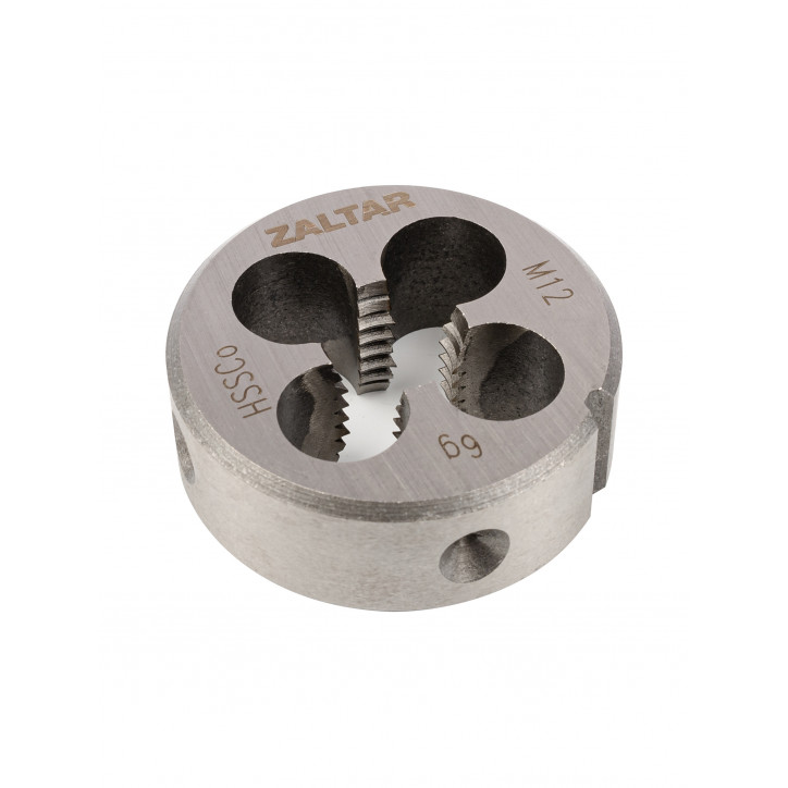 Плашка круглая резьбонарезная HSS-E, DIN 223 B (DIN EN 22568), M12x1.75, 38x14