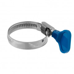 Хомут червячный 25-40/9-0,7мм, с ключом, нержавеющая сталь W2, 50 шт