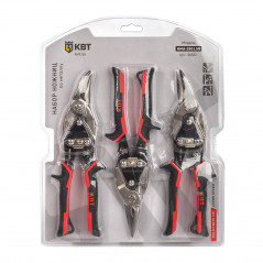 Набор ножниц по металлу НМА-250 LSR серия ПРОФИ для резки листового металла из низкоуглеродистой стали толщиной до 1.2 мм