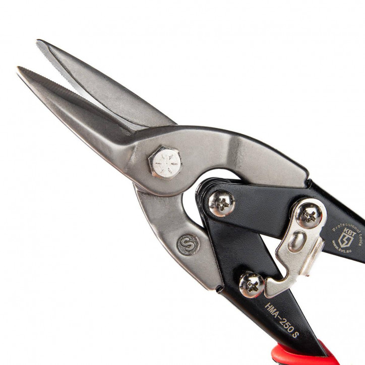 Набор ножниц по металлу НМА-250 LSR серия ПРОФИ для резки листового металла из низкоуглеродистой стали толщиной до 1.2 мм