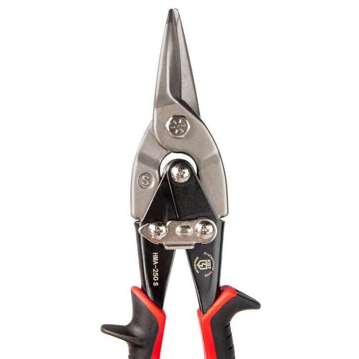 Набор ножниц по металлу НМА-250 LSR серия ПРОФИ для резки листового металла из низкоуглеродистой стали толщиной до 1.2 мм