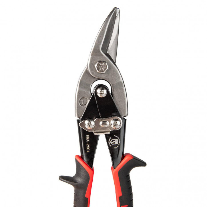 Набор ножниц по металлу НМА-250 LSR серия ПРОФИ для резки листового металла из низкоуглеродистой стали толщиной до 1.2 мм