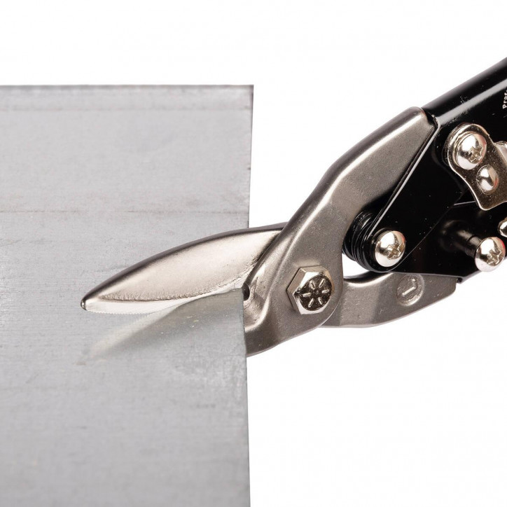 Набор ножниц по металлу НМА-250 LSR серия ПРОФИ для резки листового металла из низкоуглеродистой стали толщиной до 1.2 мм