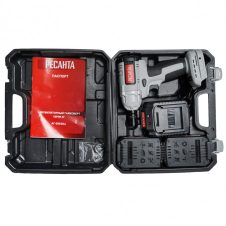 Гайковерт аккумуляторный АГ-300/20Li в кейсе