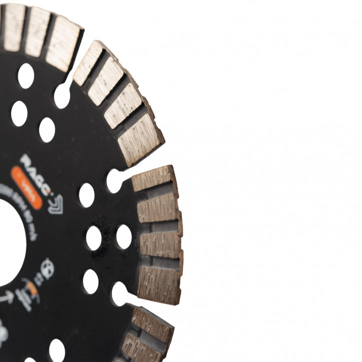 Диск алмазный турбо-сегментный MAX CUT PRO для армированного бетона 125 мм