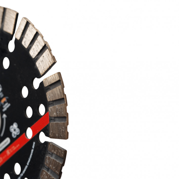 Диск алмазный турбо-сегментный MAX CUT PRO для армированного бетона 125 мм