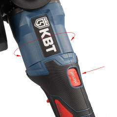 Машина угловая шлифовальная GB-20-125R с поворотной рабочей головой, регулировкой частоты вращения и максимальным размером оснас