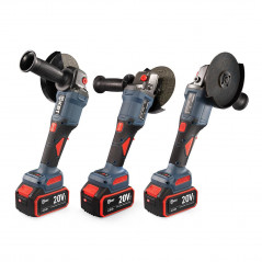 Машина угловая шлифовальная GB-20-125R с поворотной рабочей головой, регулировкой частоты вращения и максимальным размером оснас