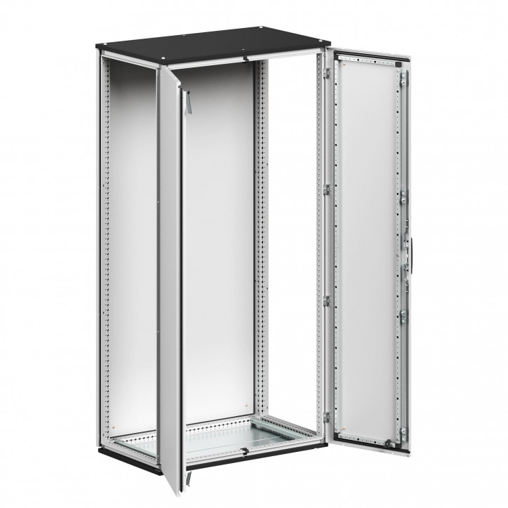 Напольный собранный корпус CQE N с двустворчатой дверью и с задней панелью 1600x1200x400 мм RAM block