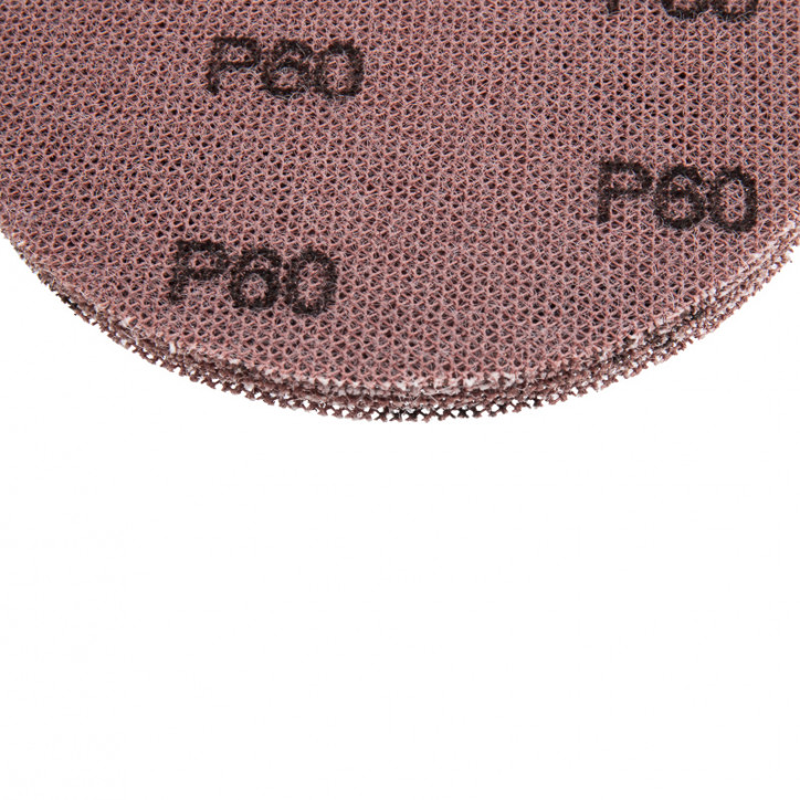 Диск шлифовальный на сетчатой основе 125 мм, Р60, 5 шт Диск шлифовальный на сетчатой основе 125 мм, Р60, 5 шт