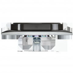 SKANDY Розетка 2-местная с заземлением без защитных шторок 16А в сборе SK-R08N никель IEK