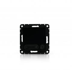 ATLASDESIGN SMART Термостат программируемый для электрического теплого пола, Zigbee, 16 А, мех., ЧЕРНЫЙ