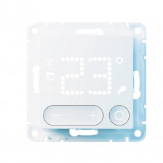 ATLASDESIGN SMART Термостат программируемый для электрического теплого пола, Zigbee, 16 А, мех., БЕЛЫЙ