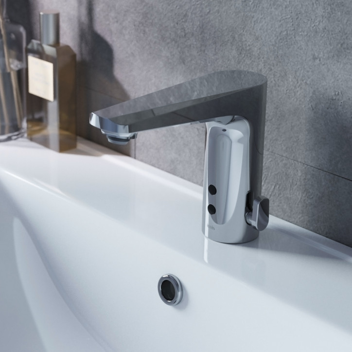 Смеситель для умывальника сенсорный Pulse Смеситель для умывальника сенсорный Pulse