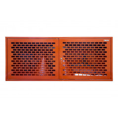 Щит пожарный закрытый ПРЕСТИЖ комплект (полотнище 2х1,5м., вес 0,8 кг., лом, багор, топор, лопата, 2ведра)