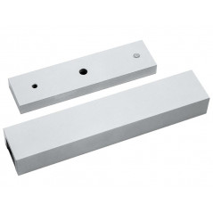 Замок электромагнитный ALM-350FB-12/24V, усилие удержания якоря 350 кгс, серый