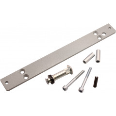 Замок электромагнитный ALM-300P-12V, усилие удержания якоря 250 – 300 кгс, с датчиком состояния двери, серый