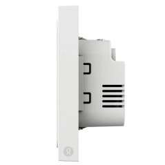 Выключатель умный проводной двухклавишный белый Яндекс, YNDX-00532