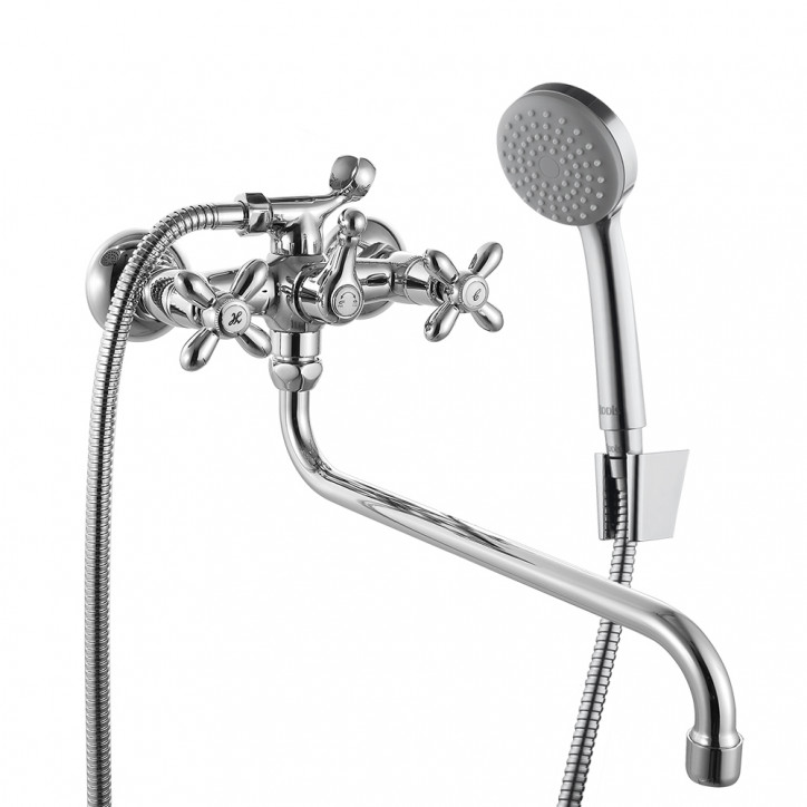 Смеситель для ванны с длинным изливом Jeals