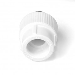 Муфта комбинированная 63x2' НР под ключ полипропиленовая PPR белый