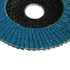 Круг лепестковый торцевой, циркониевый, P80, 125х22,2мм INOX