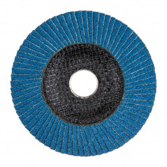 Круг лепестковый торцевой, циркониевый, P100, 125х22,2мм INOX