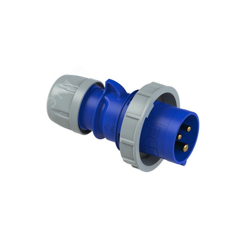 Вилка кабельная 16A/230V/1P+N+E/IP67