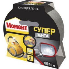 Клеящая лента Супер Лента Момент, 10 м бл (серебр)