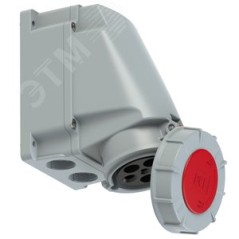 Розетка настенная 63А/400V/3P+N+E/IP67