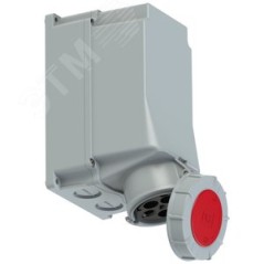 Розетка настенная 125А/400V/3P+N+E/IP67