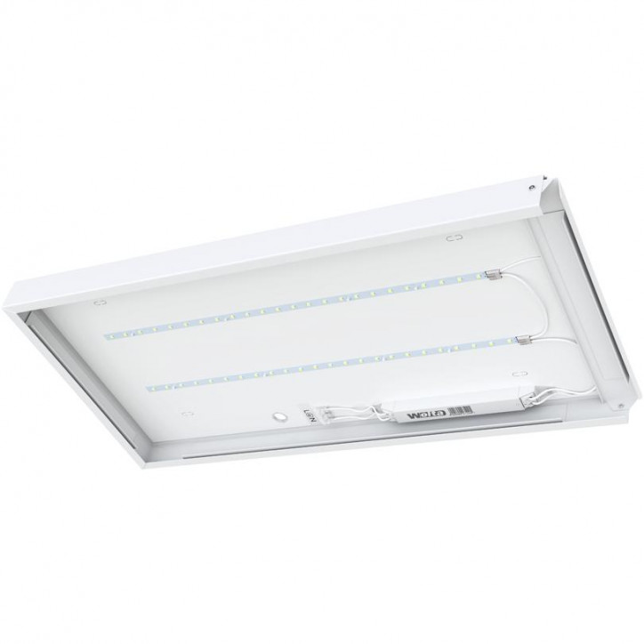 Светильник светодиодный офисный ДВО 18 Вт 2200 лм 4000К Ra 85 AC 184-264 В IP40 595х295х40мм панель армстронг микропризма ДВО01 