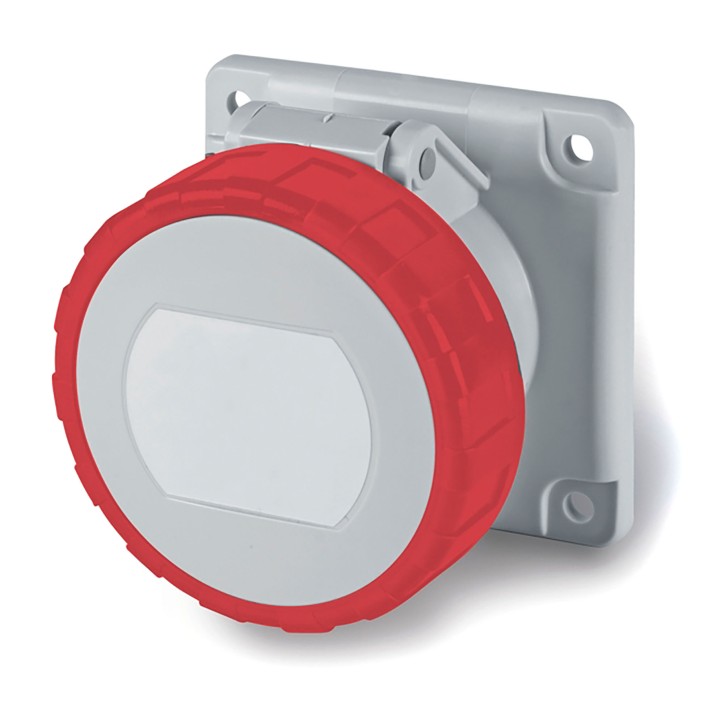 Розетка скрытая IP67 16A 3P+E+N 400V Розетка скрытая IP67 16A 3P+E+N 400V