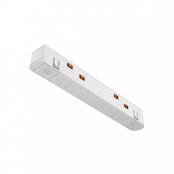 Коннектор питания прямой Exility белый