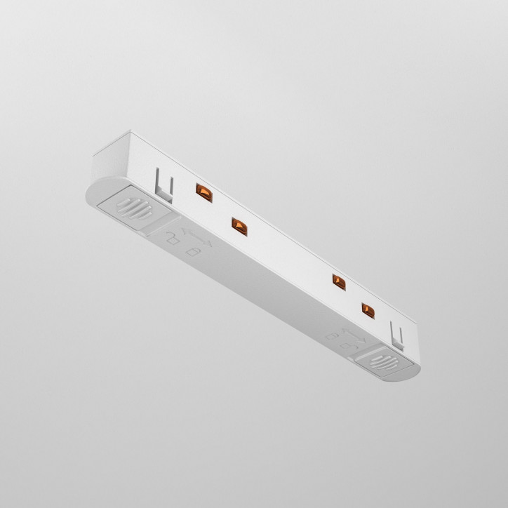 Коннектор питания прямой Exility белый