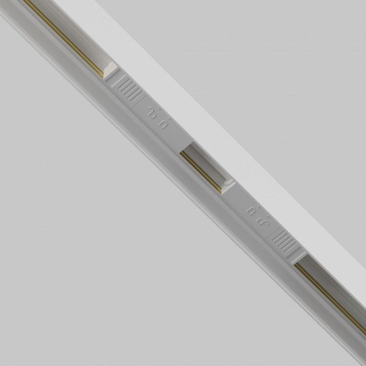 Коннектор питания прямой гибкий 5см Exility белый