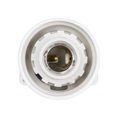 Светильник для бани сауны НПБ400-1 настенный, наклонный, IP54, 60Вт, E27, белый, основание керамика