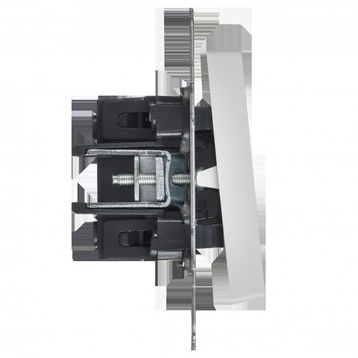 BRITE Выключатель 2-клавишный проходной 10А ВС10-2-6-БрАБ арктический белый IEK BRITE Выключатель 2-клавишный проходной 10А ВС10-2-6-БрАБ арктический белый IEK