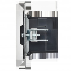 BRITE Розетка USB A+A 5В 3,1А РЮ10-1-БрАБ арктический белый IEK