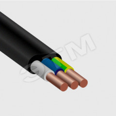 Кабель силовой ВВГнг (А) 3х1.5 плоский