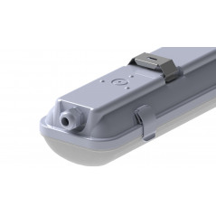 Светильник светодиодный CSVT SLIM 32 1262х124х85 CRI80 5000 milky IP65 II серый подвесной/накладной